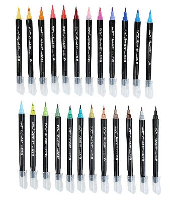 Picture of Brustro Aquarelle Brush Pen Set of 24