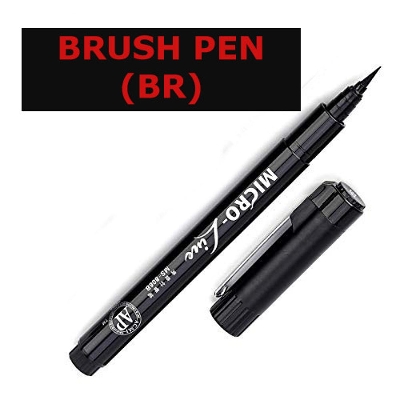 Picture of Superior Artist Black Micro Brush Pen - BR