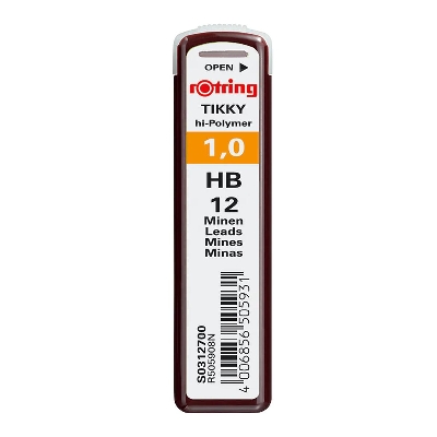 Picture of rOtring High-polymer fine leads 1.00 mm HB