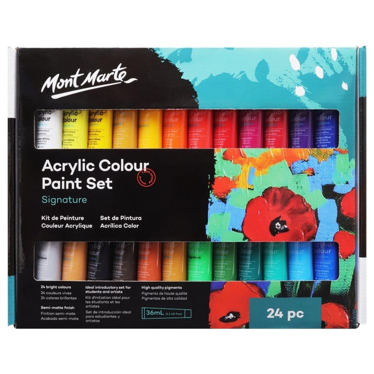 Picture of Mont Marte Acrylic Paint 36 ML 24 Colour