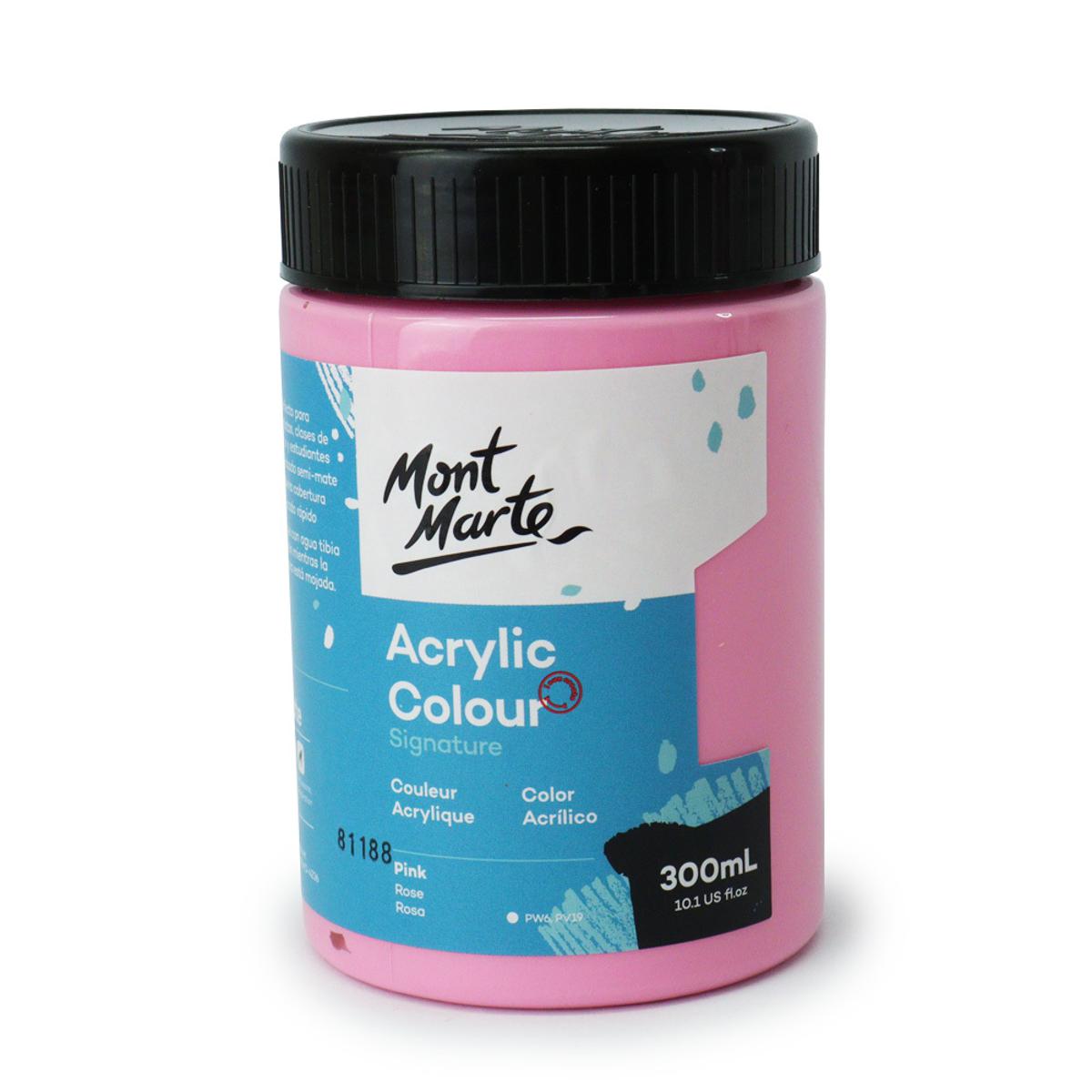 Picture of Mont Marte Acrylic Paint 300ml- Pink