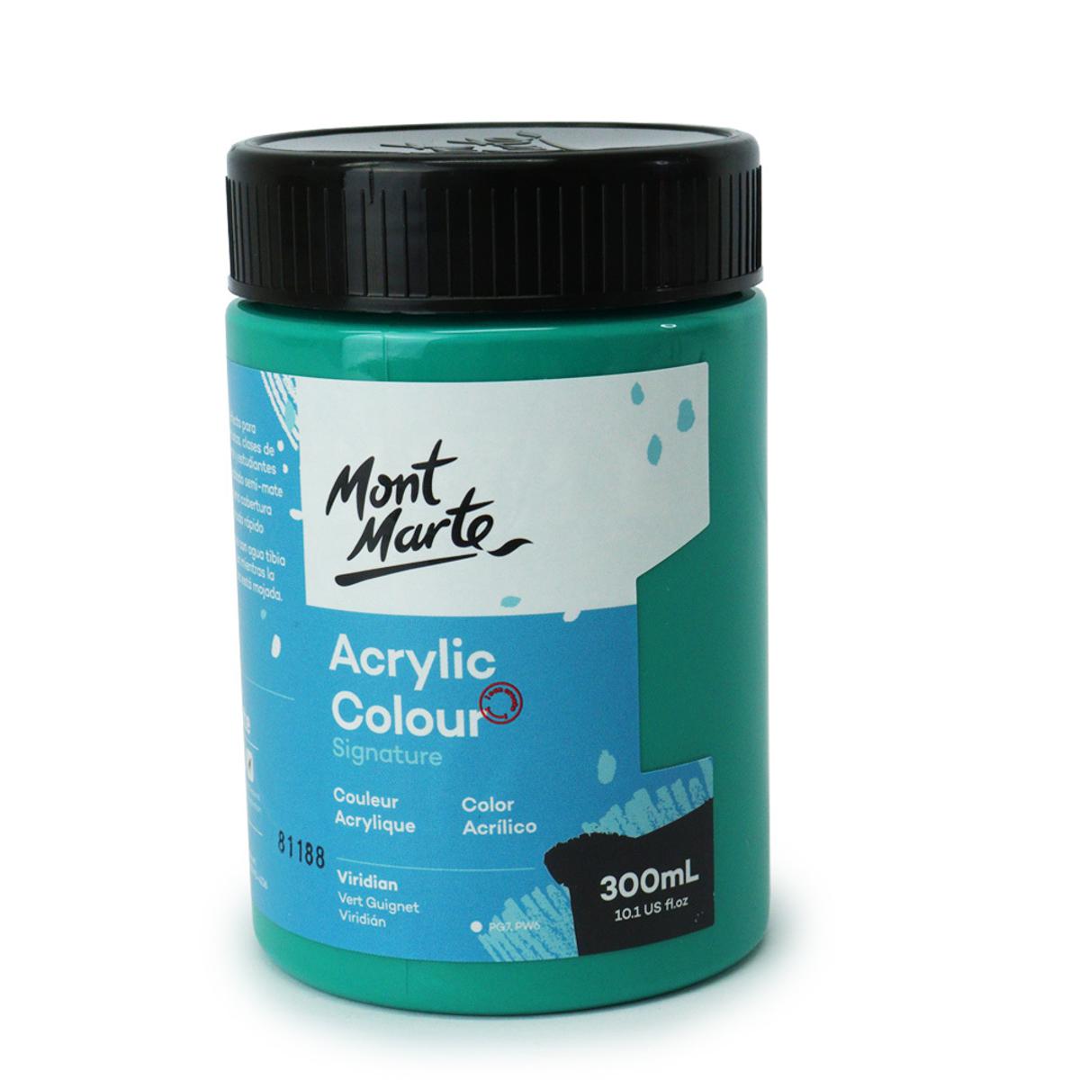 Picture of Mont Marte  Acrylic Paint 300ml Pot - Viridian