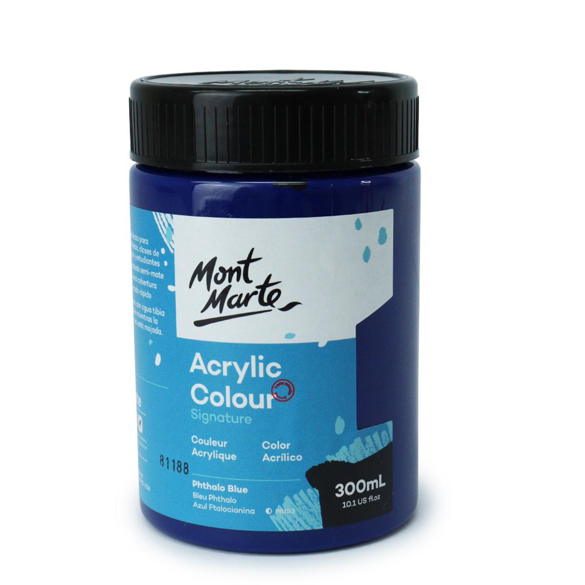 Picture of Mont Marte Acrylic Paint 300ml Phthalo Blue