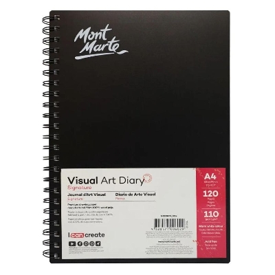 Picture of Mont Marte Visual Art Diary A4 110gsm 120 Sheet