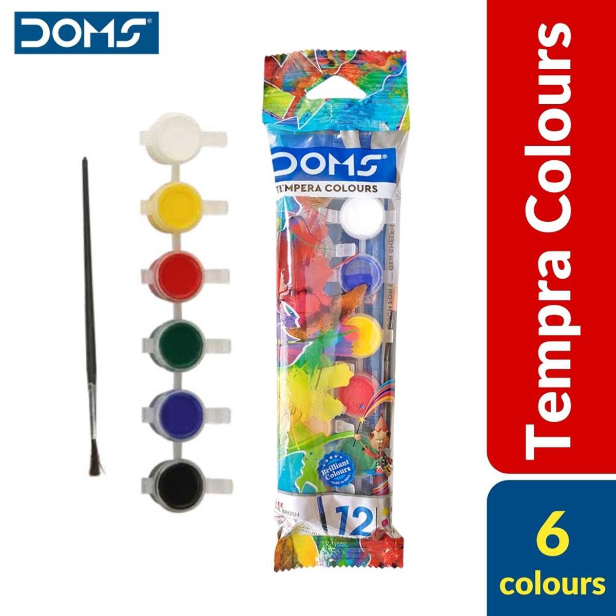Picture of Doms Tempera Water Colour 6 shades