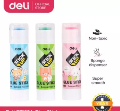 Picture of Deli	E7165A Colored Glue Stick Asst. 3 Pc