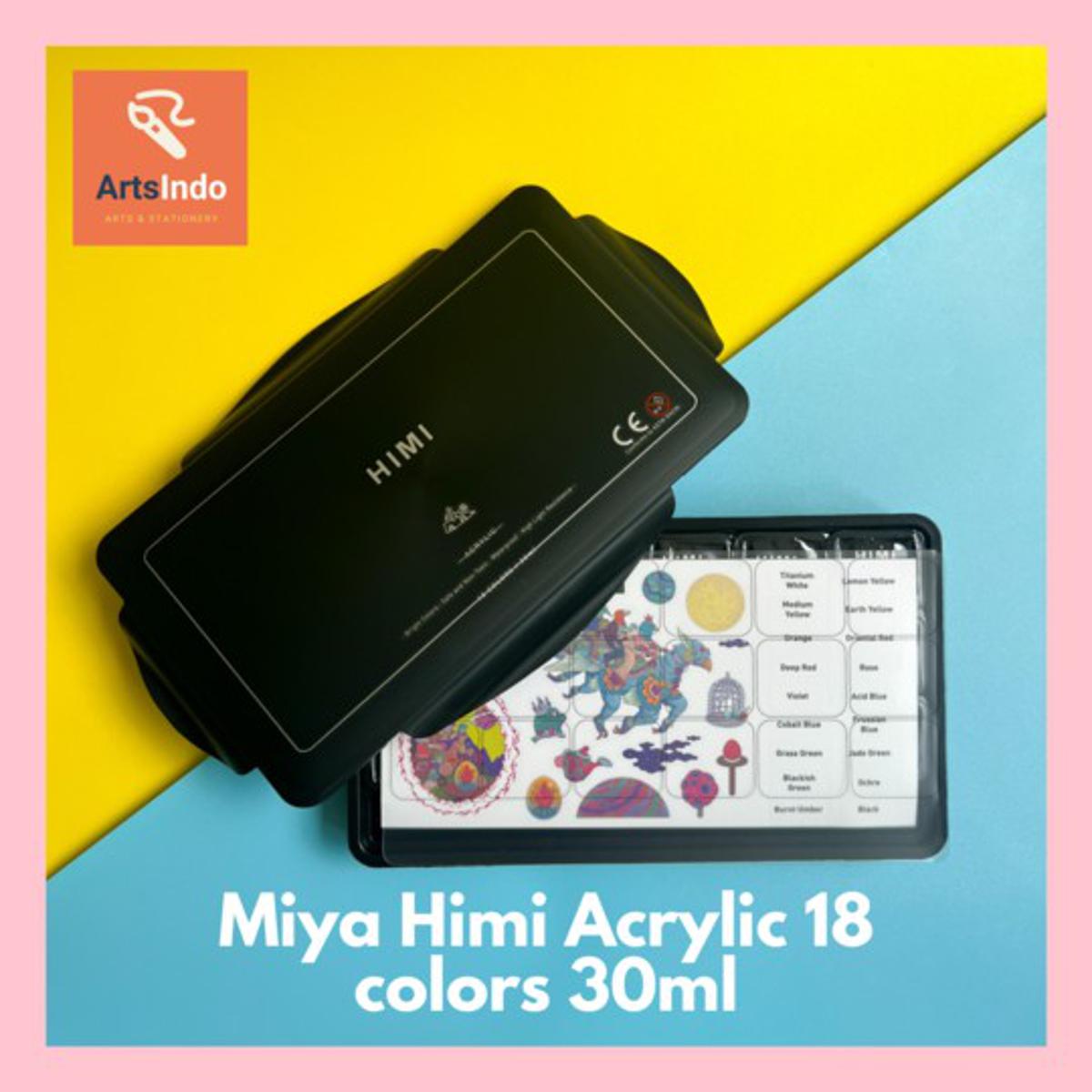 Picture of Himi Miya ACRYLIC Paint 18 color 30 ml