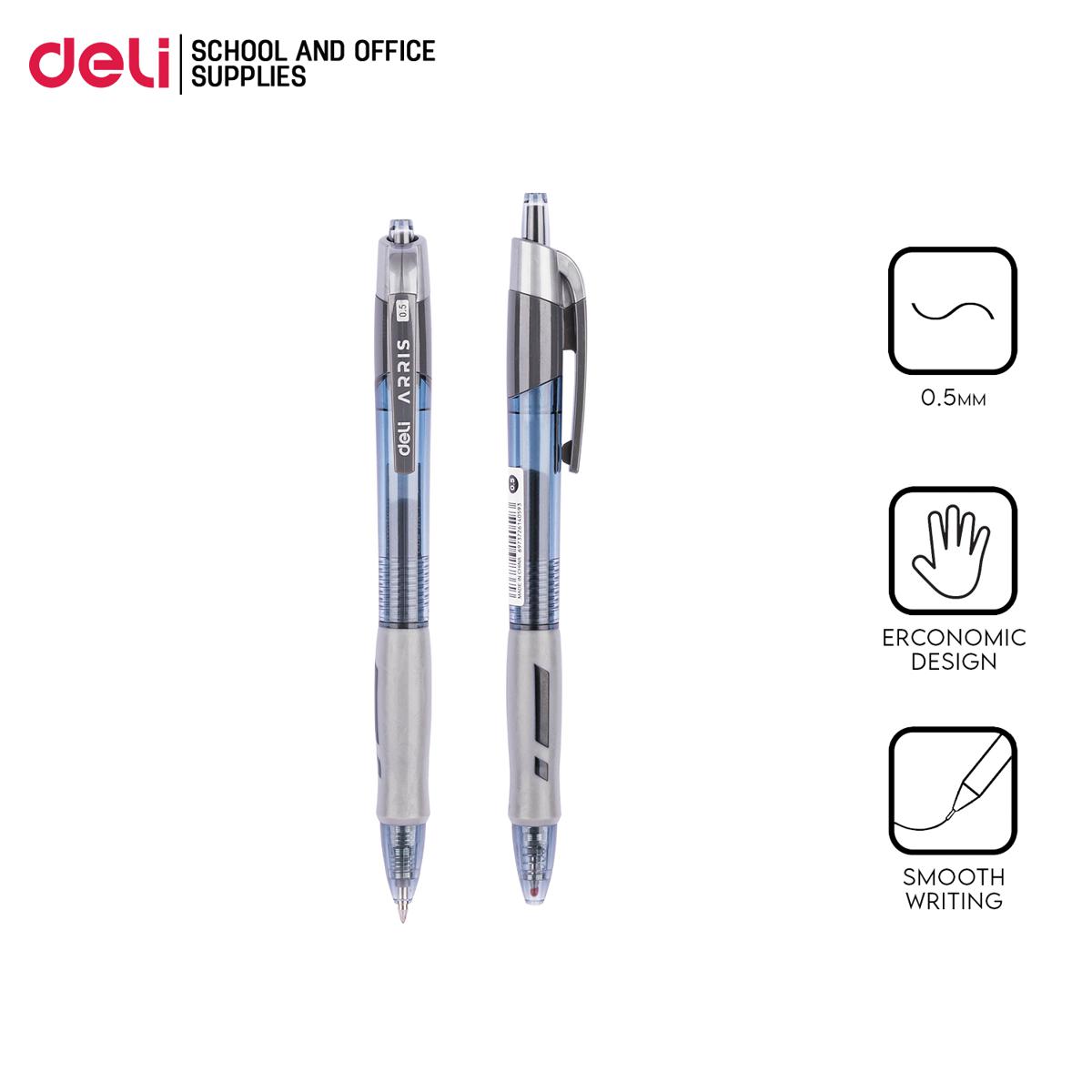 Picture of Deli EG08-BK Gel Pen Sign Pen 0.5mm Black 1 Pc