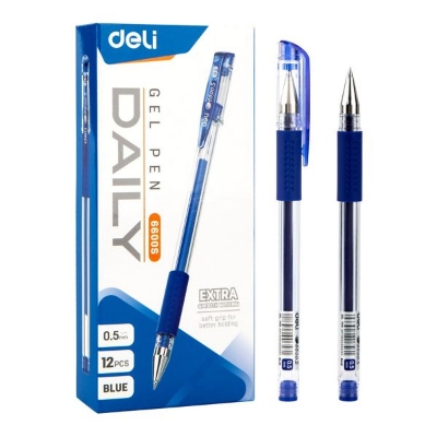 Picture of Deli E6600S Gel Pen Blue 0.5mm