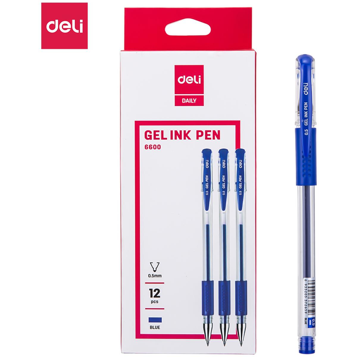 Picture of Deli 6600 Gel Pen BLUE