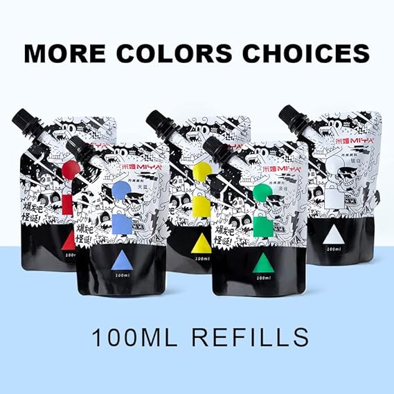 Picture of Himi Acrylic color 100ml - Crimson Red