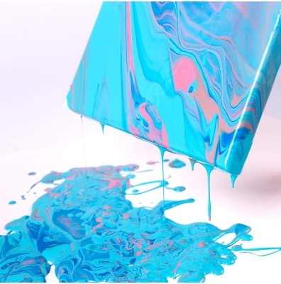 Picture of MONT MARTE Acrylic Pouring Paint Set Flamingo – 4 pieces x 60ml