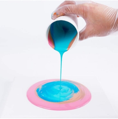 Picture of MONT MARTE Acrylic Pouring Paint Set Flamingo – 4 pieces x 60ml