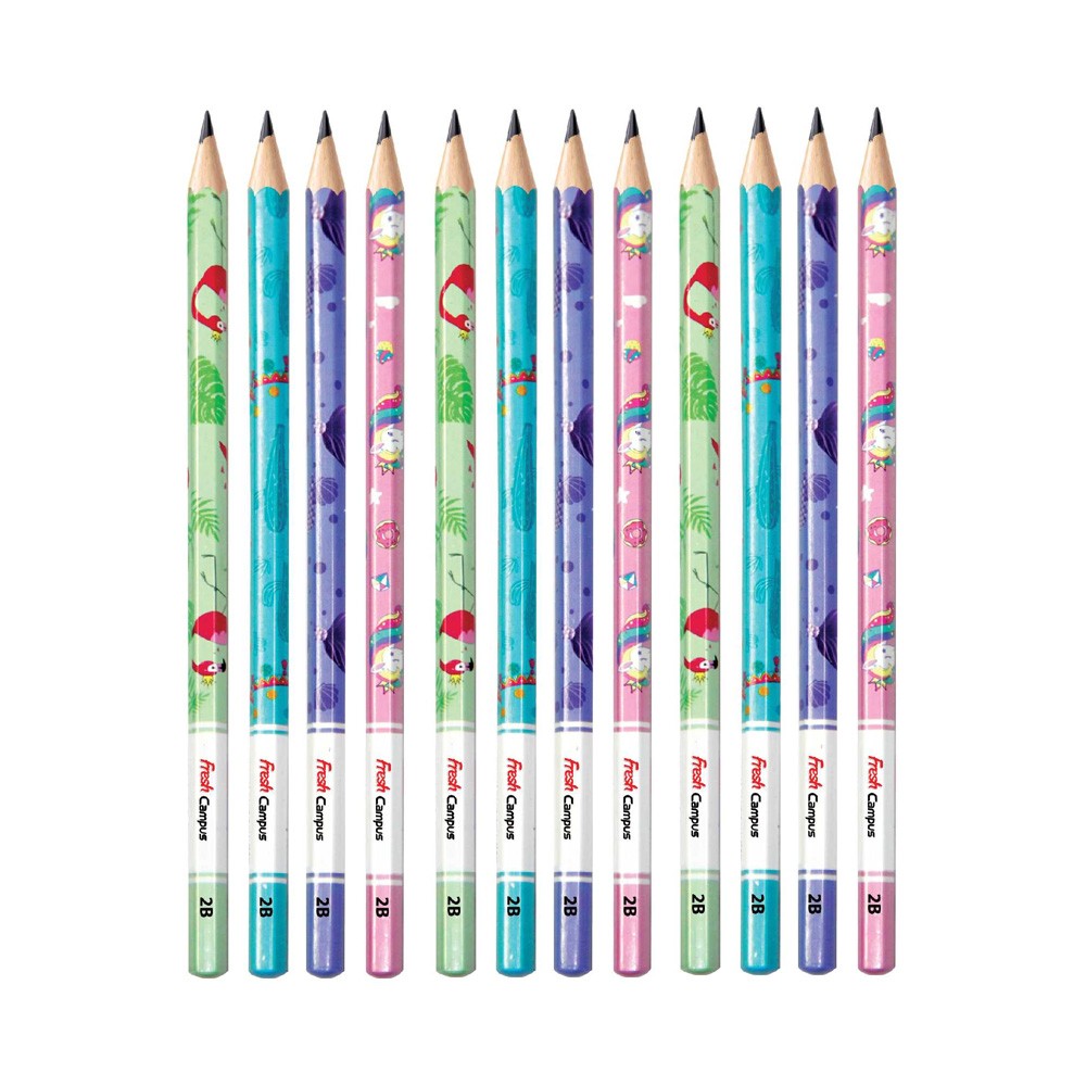 Picture of Fresh Campus 2B Pencil 12 Pcs