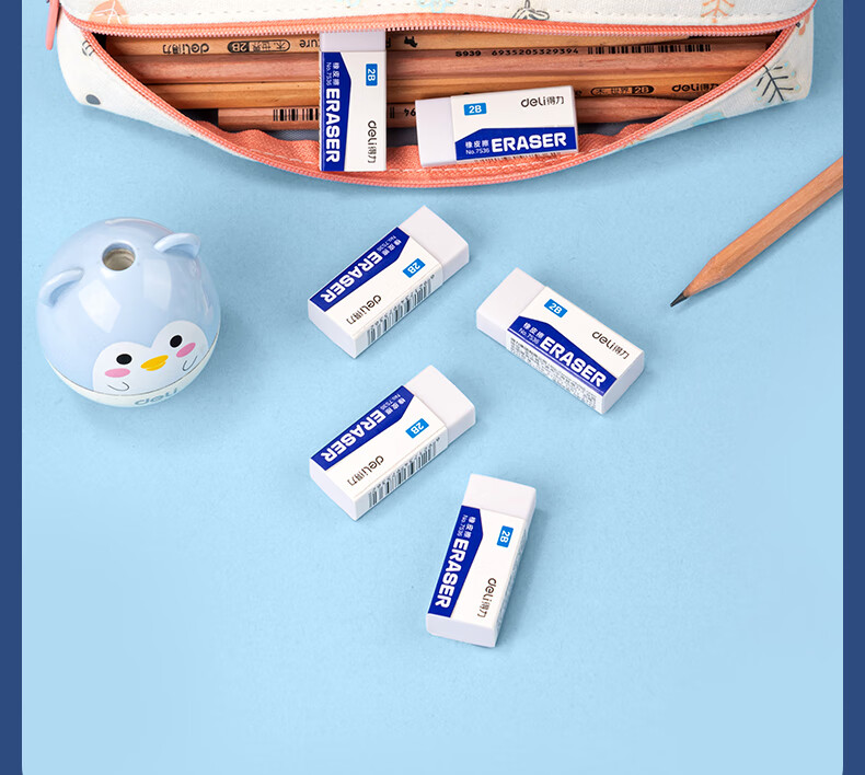 Picture of Deli VP408 2B Eraser 15 Pcs Jar