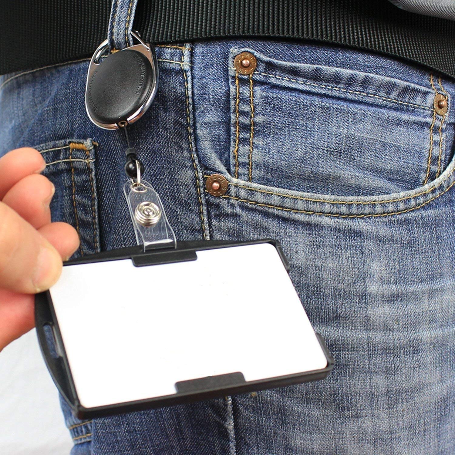 Picture of Badge Reel for ID Card Holder -Black