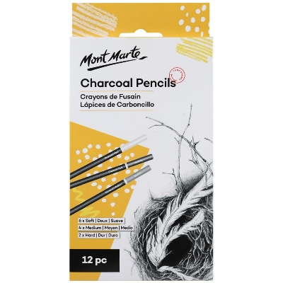 Picture of Mont Marte Charcoal Pencils 12pc