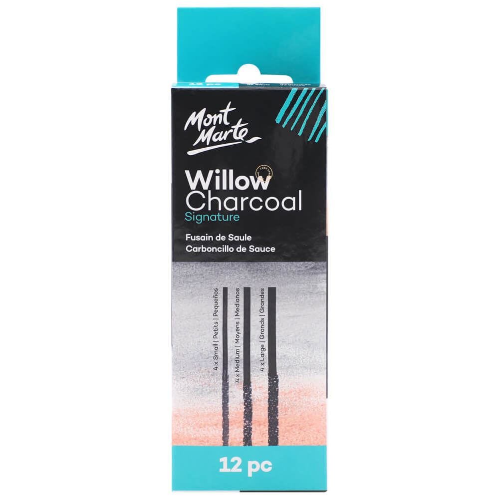 Picture of Mont Marte Charcoal Pencils 12pc