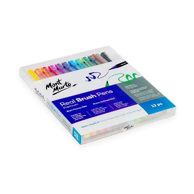 Picture of Mont Marte Real Brush Pens 12pc