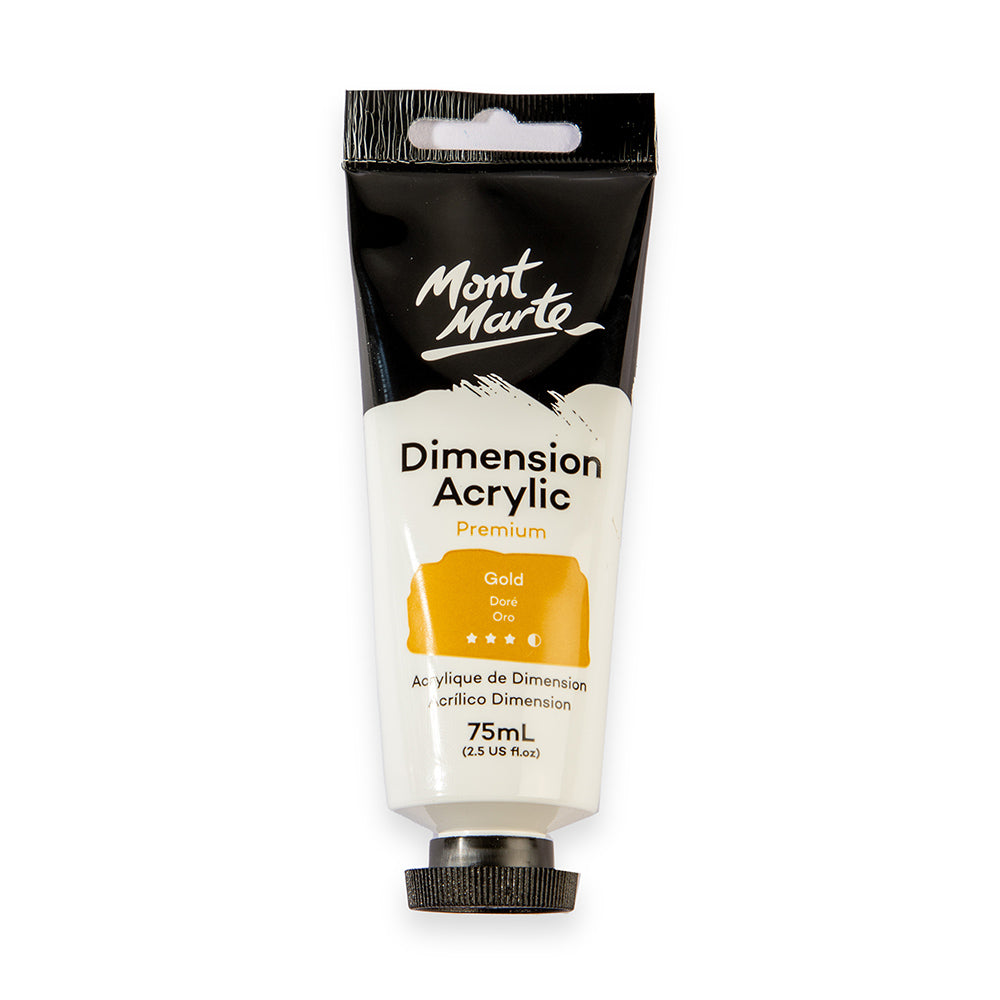 Picture of Mont Marte Dimension Acrylic 75ml-Gold