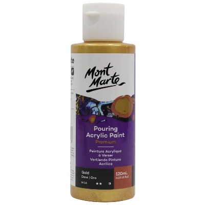 Picture of Mont Marte Pouring Paint 120ml-Gold