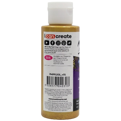 Picture of Mont Marte Pouring Paint 120ml-Gold
