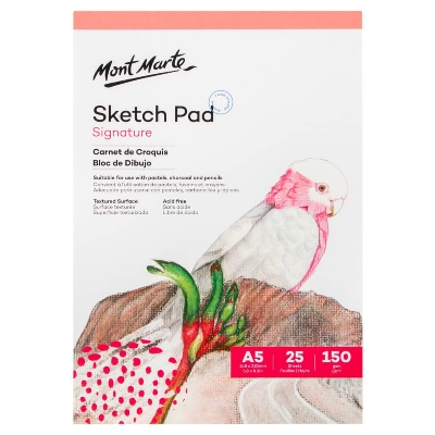 Picture of Mont Marte Sketch Pad 150gsm 25sheet A5