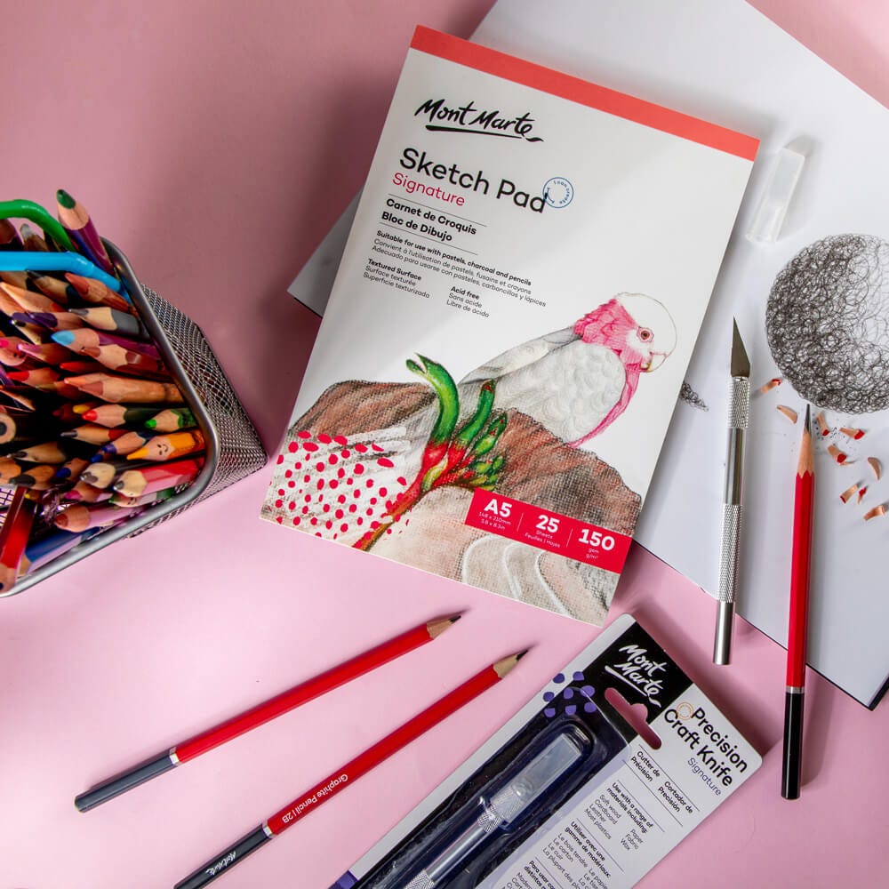 Picture of Mont Marte Sketch Pad 150gsm 25sheet A5