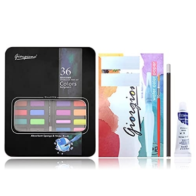 Picture of Giorgione® Classic 36 Solid Watercolor Paints Set