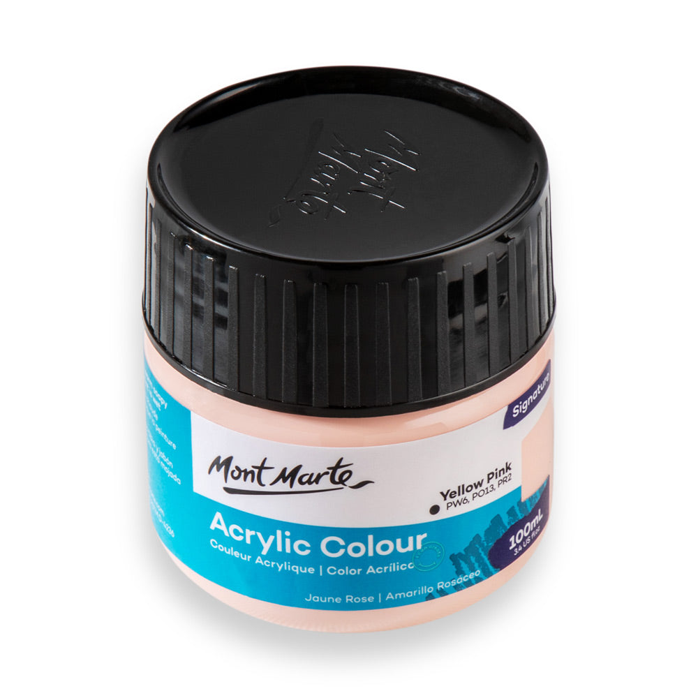 Picture of Mont Marte Acrylic Color Paint-Yellow Pink