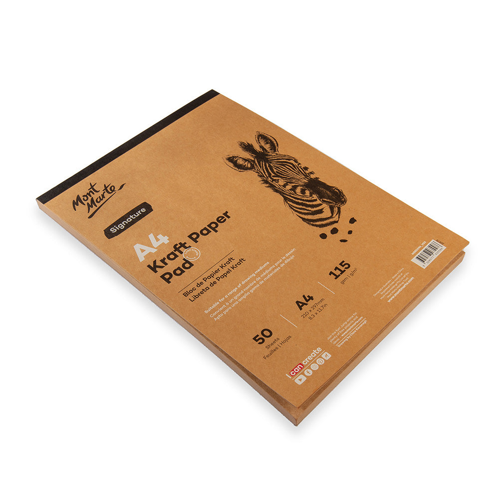 Picture of Mont Marte Kraft Paper Pad A4 50 sheets