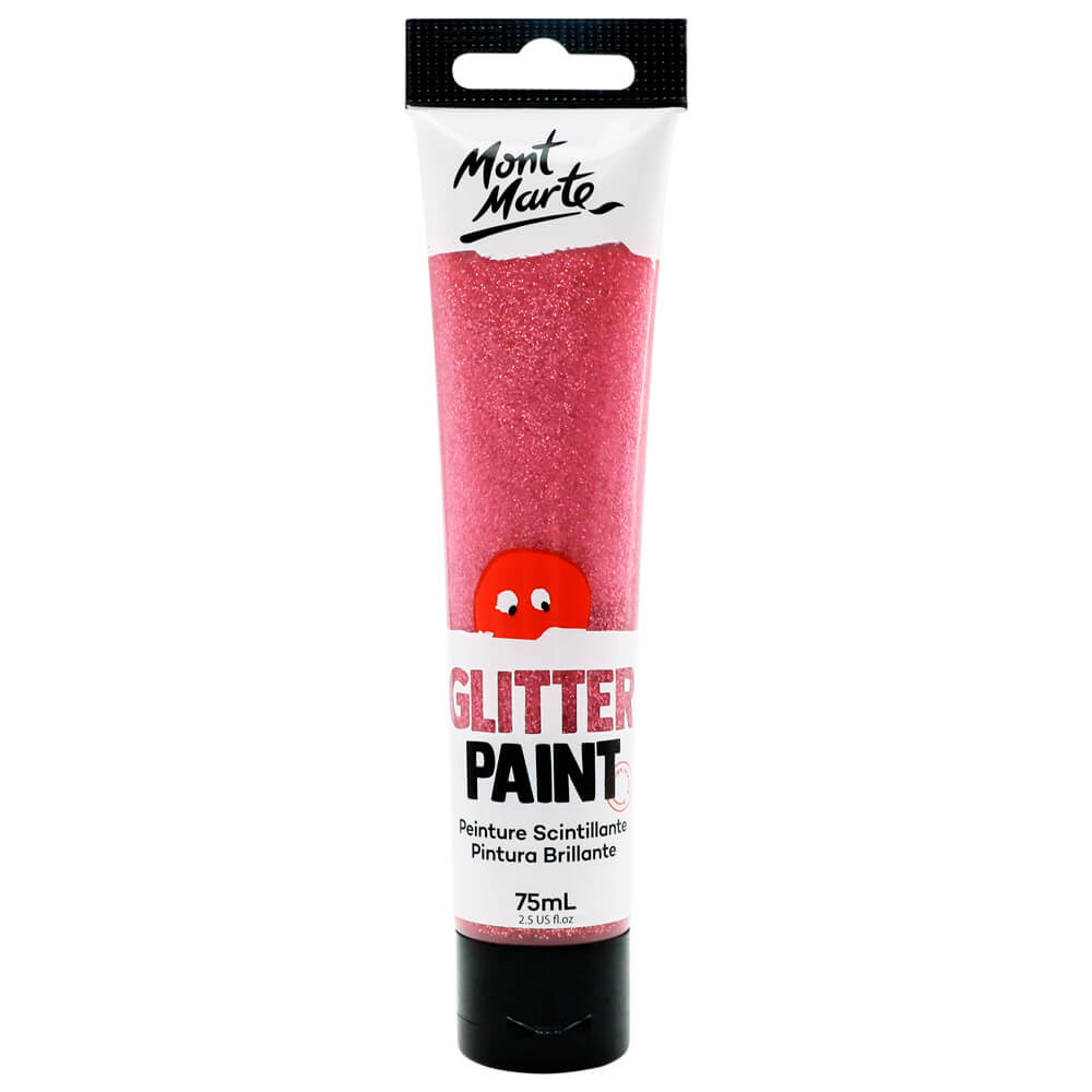 Picture of Mont Marte Glitter Paint 75ml-Pink