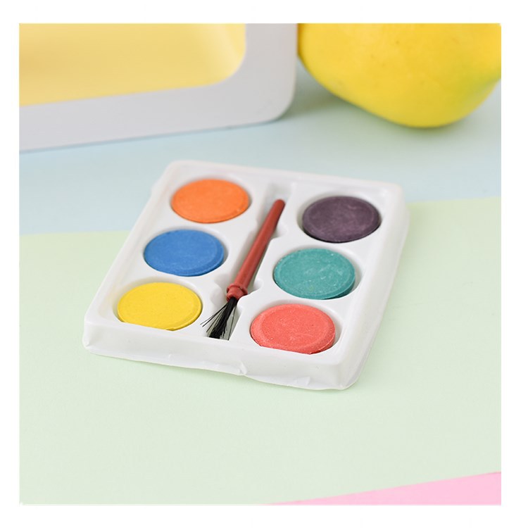 Picture of Water color cake Pigment powdersmall watercolour6 colors