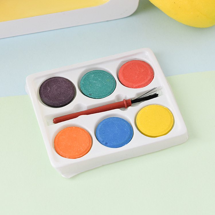 Picture of Water color cake Pigment powdersmall watercolour6 colors