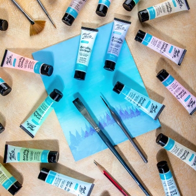 Picture of Mont Marte Acrylic Color Pastel Colors 12pc*36ml