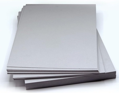 Picture of Silver Color Paper 300Gsm Size A4 Certificate, Business, Wedding Card, Gift Paper (10 Sheets)