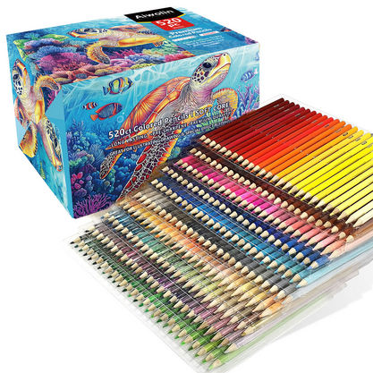Picture of 520 Pcs Color Pencil Soft core HB for Artist student and Professional