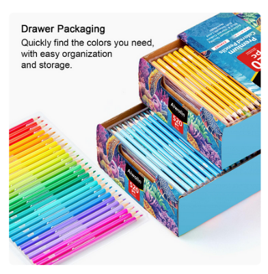 Picture of 520 Pcs Color Pencil Soft core HB for Artist student and Professional