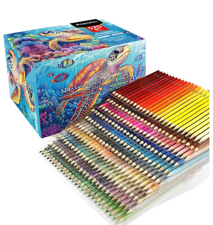 Picture of 520 Pcs Color Pencil Soft core HB for Artist student and Professional
