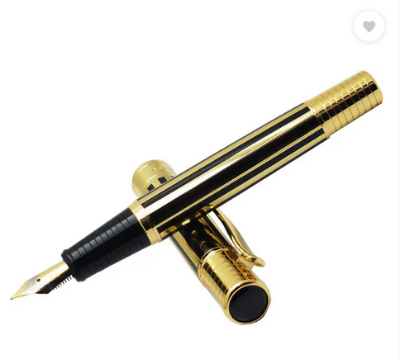 Picture of Dikawen Premium 8038 Gold Plated Designer Metal Body Stylish Gift Fountain Pen