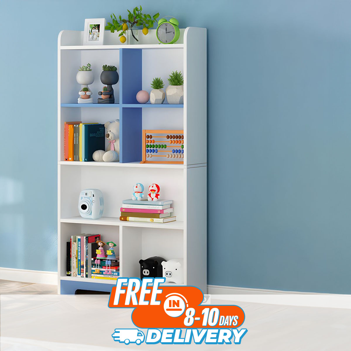Picture of Karigor BD KARIGOR Best in Class 8 Layer Shelf Showpiece Stand Book Shelf Side Rack Bookcase Self Showcase Shelve