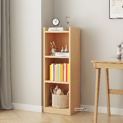 Picture of Karigor BD KARIGOR Nifty Nice Modern 3 Layer Showpiece Shelf Stand Book Shelf Low Budget Side Rack Bookcase Self Showcase Shelve