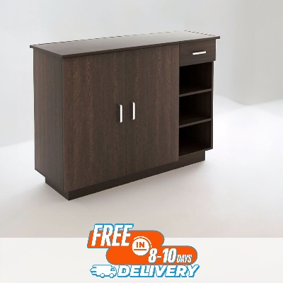 Picture of Karigor BD Home Furniture Shoe Rack with Cover and Open Shoe Organizer Shelf Shoe Cabinet Shelving with Personal Drawer