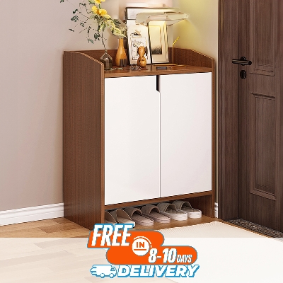 Picture of Karigor BD KARIGOR Simple Design Shoe Cabinet Rack Storage Shelf Cabinet Modern Almari Shoes Organizer Budget Friendly Balcony Cabinet Rack for Shoes