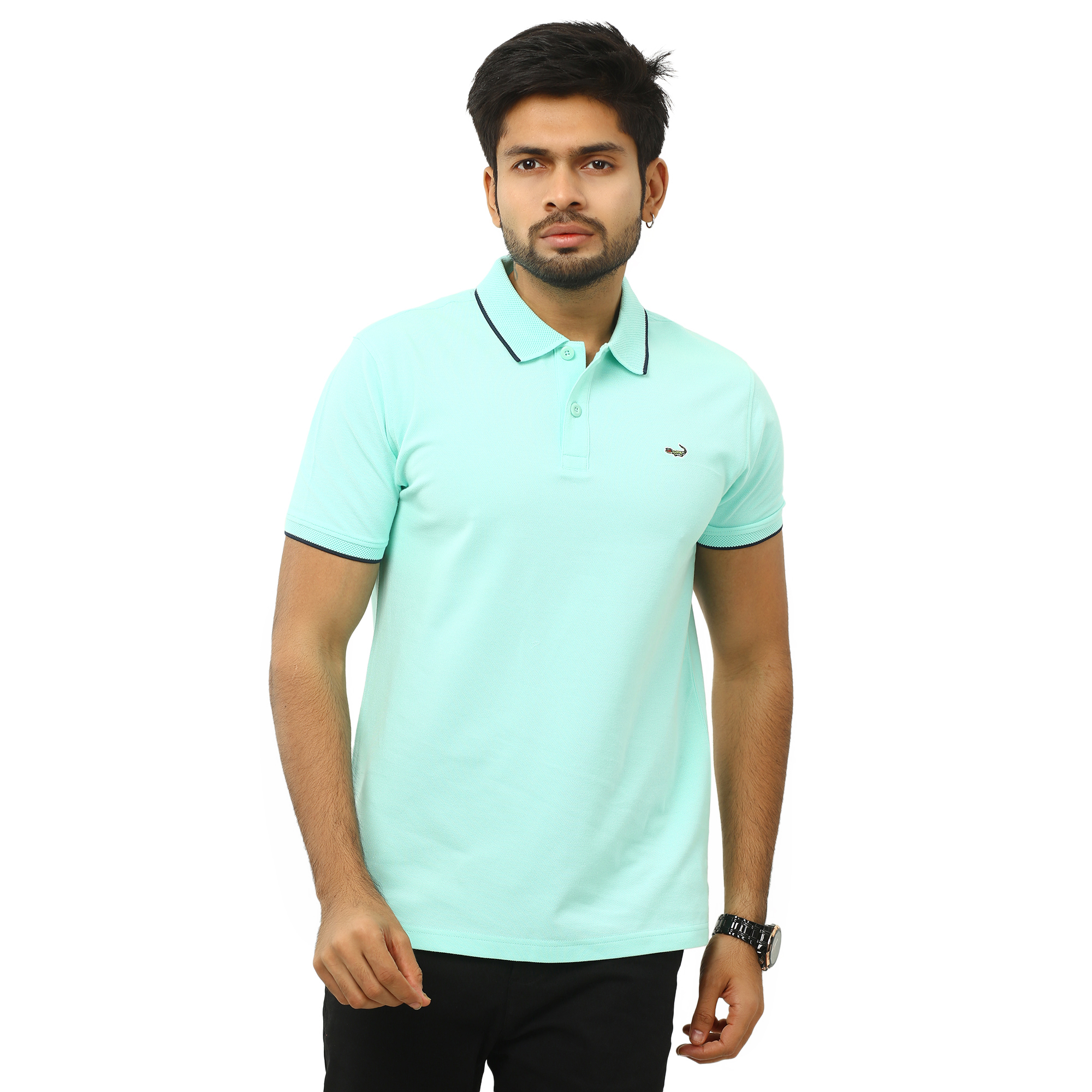 Picture of Crocodile Solid Polo T-Shirt