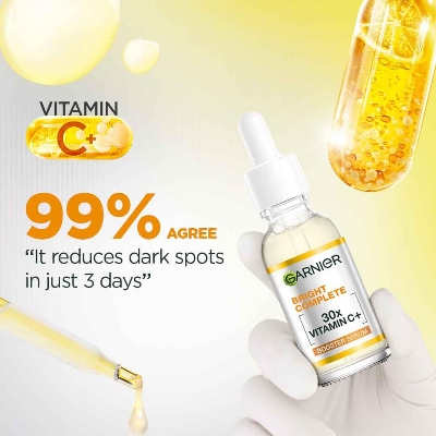 Picture of Garnier Bright Complete  Booster Serum 30x Vitamin C+ 15ml INDIAN