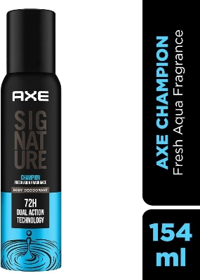 Picture of Signature Champion Body Deodorant  Long Lasting No Gas For Men 154ml INDIAN