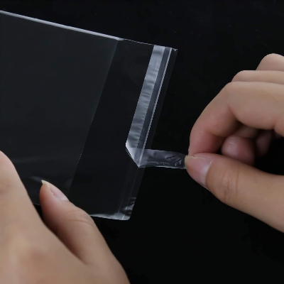 Picture of Crystal Small Cellophane Poly for Packaging Material Print Label  5" x 7" 100 pcs