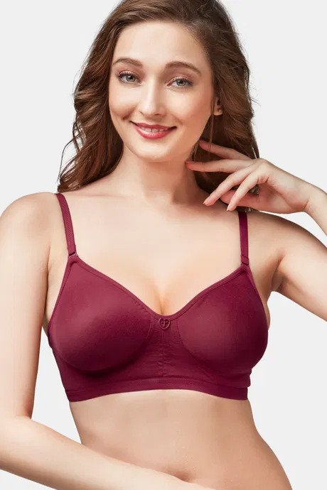 Picture of Trylo Bra Maroon Colour Size 36 INDIAN