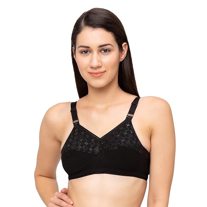 Picture of Juliet Nari Bra Black Colour Size 36 INDIAN